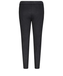 Mac Schlupfhose Easy Smart in dunkel mit Muster