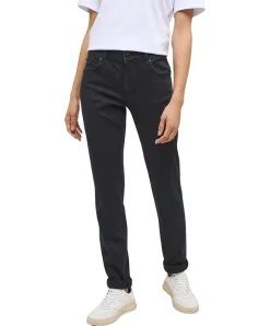 Mustang Crosby Relaxed Slim fit Jeans in Tiefschwarz