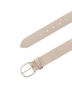 Mustang Damen-Gürtel mit Ovaler Dornschließe in Beige