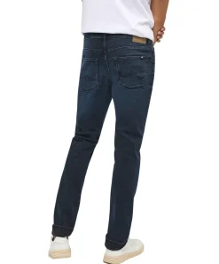 Mustang Frisco Jeans Skinny Fit in dunkelblauer Used-Waschung