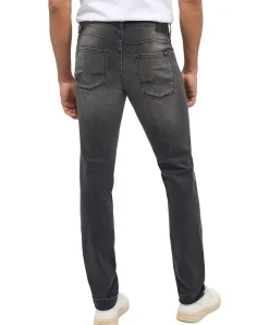 Mustang Frisco Jeans Skinny Fit im schwarzem Bleach Look