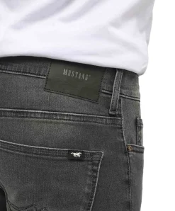 Mustang Frisco Jeans Skinny Fit im schwarzem Bleach Look