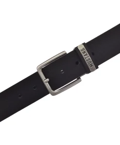 MUSTANG Gürtel in 40 mm in Schwarz aus Rindsleder
