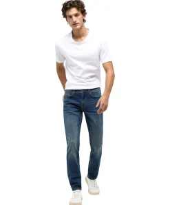 Mustang Herren Jeans Slim Fit Vegas im Used Look