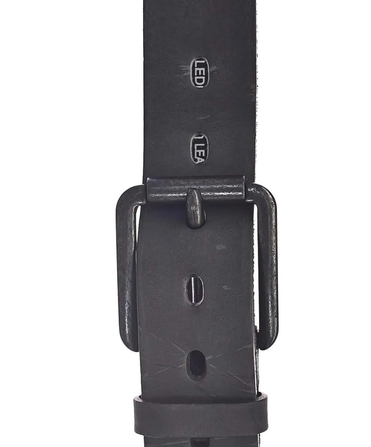 Mustang Herren-Gürtel aus Vollrindleder in Vintage-Black