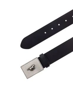 Mustang Koppelgürtel in schwarz aus Echtleder