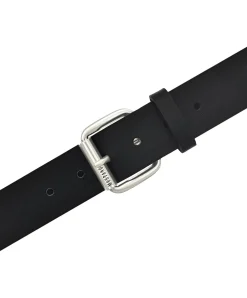 Mustang Ledergürtel 4cm breit mit Dornschließe in Schwarz