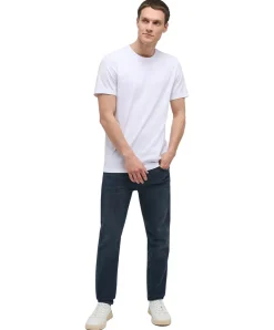 Mustang Oregon Slim fit Jeans in dunkler Blauton Waschung