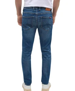 Mustang Oregon Slim K Jeans in mittelblauer Waschung