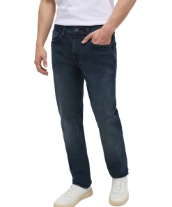Mustang Orlando Slim Jeans in dunkelblauer Waschung