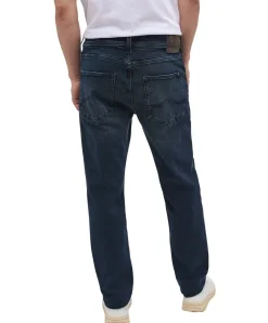 Mustang Orlando Slim Jeans in dunkelblauer Waschung