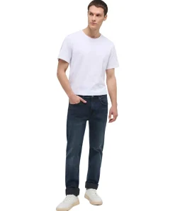 Mustang Orlando Slim Jeans in dunkelblauer Waschung