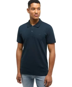 Mustang Poloshirt Herren Palco aus Baumwolle in Carbon