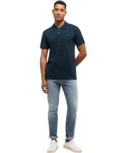 Mustang Poloshirt Herren Palco aus Baumwolle in Carbon