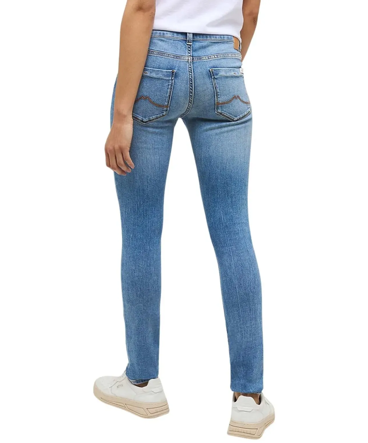 Mustang Quincy Skinny fit Jeans in hellblauer Waschung