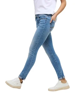 Mustang Quincy Skinny fit Jeans in hellblauer Waschung