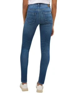 Mustang Shelby Jeans Slim Fit in hellerem Used-Effekt