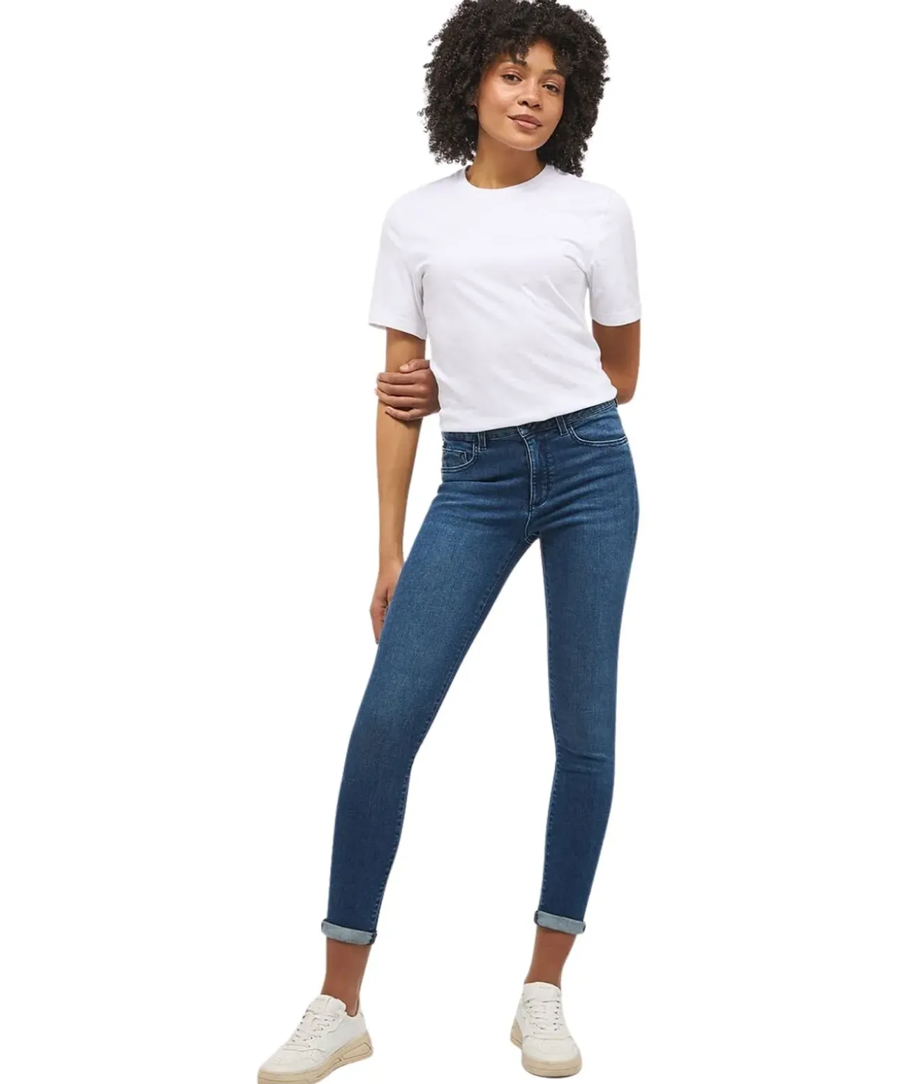 Mustang Shelby Skinny Jeans in mittleren Blauton