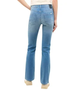 Mustang Shelby Slim Boot Jeans in Hellblau