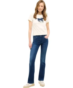 Mustang Shelby Slim Boot Jeans in Mittelblau