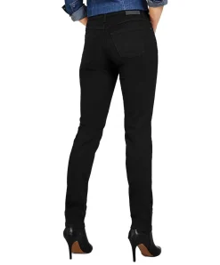 Mustang Sissy Slim Jeans aus Schwarzem Denim