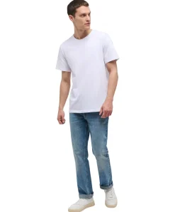 Mustang Tramper Straight Jeans in heller Used Waschung