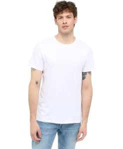 Mustang T-Shirt Allen 2er Pack in Weiß