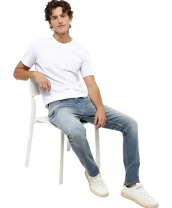 Mustang Vegas Jeans Slim Fit in hellblauer Waschung
