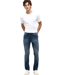 Mustang Vegas Jeans Slim Fit in mittelblauer Waschung