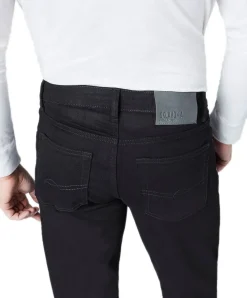 Oklahoma Herren-Jeans im Classic Fit Stan in Schwarz