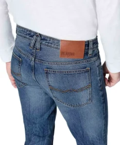 Oklahoma Herren-Jeans Straight Leg Tom in Vintage Blue