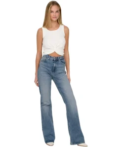 ONLY Jeans Juicy Flared Fit in Mittelblau