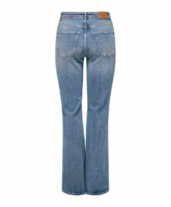 ONLY Jeans Juicy Flared Fit in Mittelblau