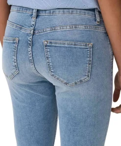 ONLY Jeansshorts Blush in Blau mit Skinny Fit