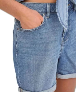 ONLY Jeansshorts Josephine in Hellblau im Bermuda-Stil