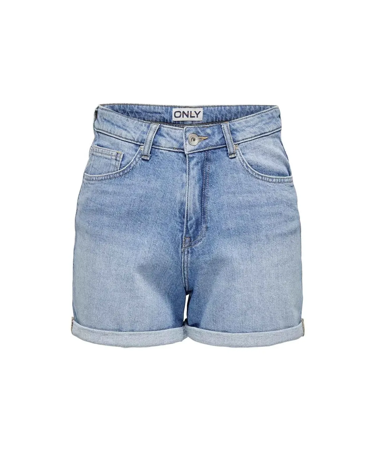 ONLY Jeansshorts Josephine in Hellblau im Bermuda-Stil