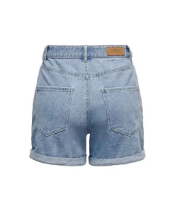 ONLY Jeansshorts Vega mit hoher Taille in Hellblau