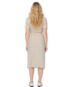 ONLY Maxikleid Siesta mit Kragen und Brusttaschen