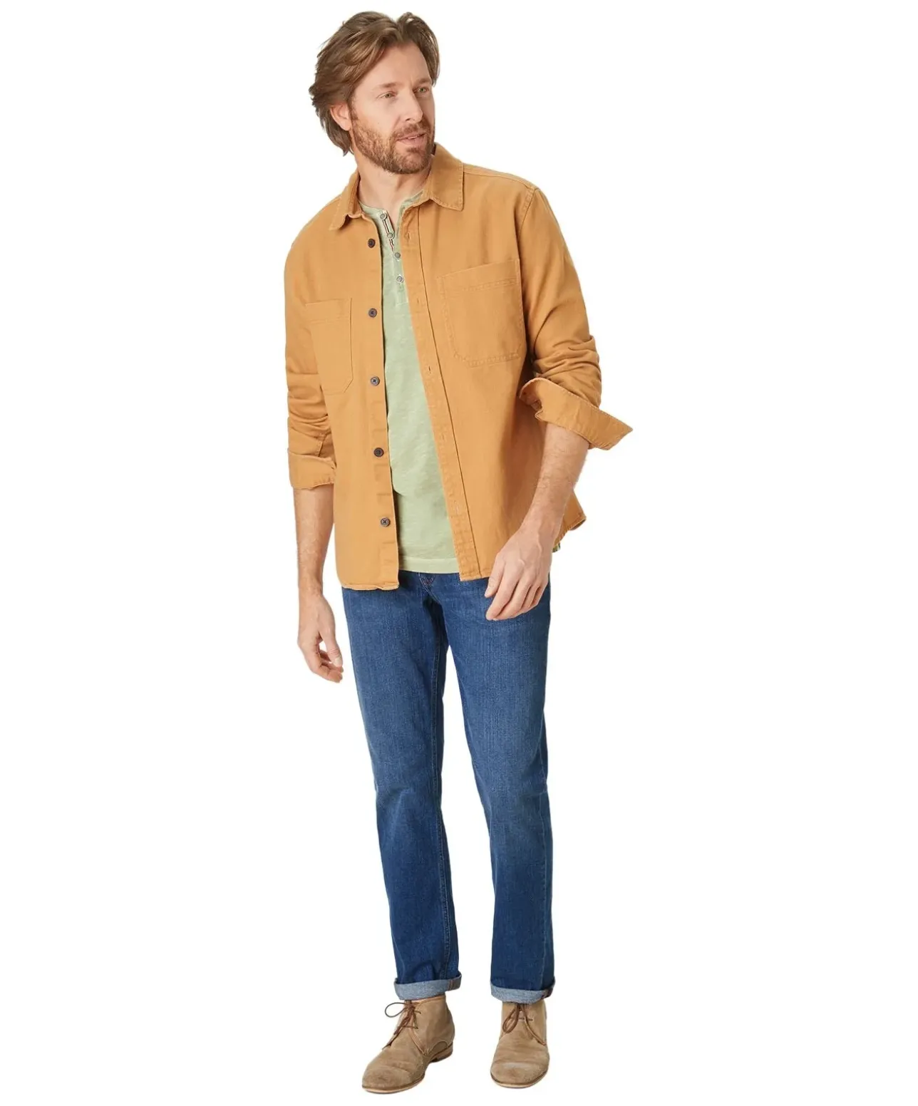 Paddocks Ben Jeans Straight Fit in blauer Waschung