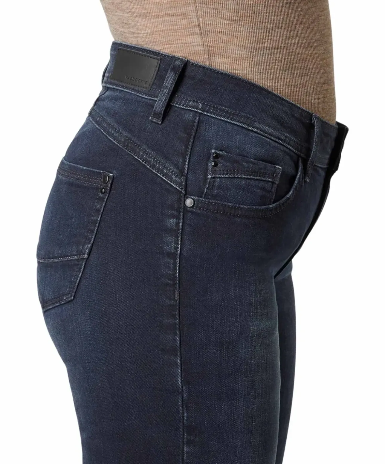Paddocks Jeans Lia in Blue Black mit Slim Fit