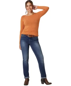 Paddocks Jeans Lia in Mittelblau mit Slim Fit