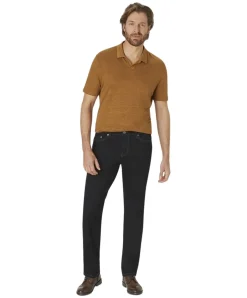 Paddocks Ranger Pipe Jeans in schwarzer Waschung