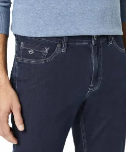 Paddock's Ranger Pipe Jeans in Dunkelblauer Waschung