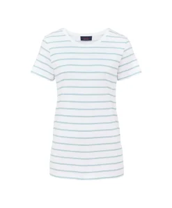Paddocks T-Shirt gestreift mit Rundhals in Powder Green