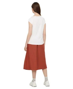 Pieces Damen T-Shirt Kamala mit tiefem V-Ausschnitt
