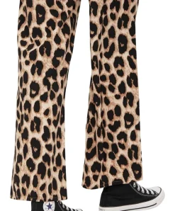 Pieces Hose Gurla mit Leo-Print