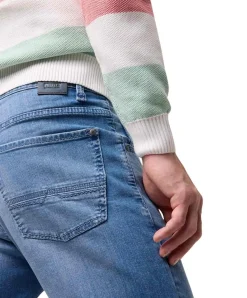 Pioneer Jeans Rando 1674 in Ocean Blue Used Whisker