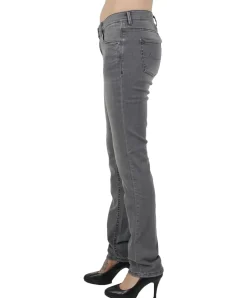 Pioneer Jeans Straight Sally in grauem Used-Look