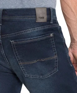 Pioneer Megaflex Rando Jeans - normaler Schnitt in dunkelblau