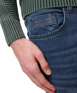 Pioneer Rando Megaflex 1674 Jeans in Blue Black